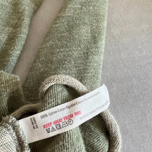 Free People Beach Cocoon Cowl Neck Pullover One Body Green - Picture 8 of 8